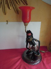 Lampe  femme africaine vintage