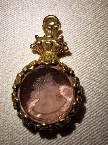 Pendentif couleur vintage - pendentif,