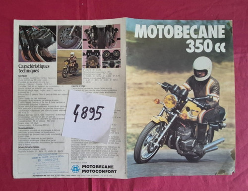 4895 motobecane 350 - n°4895, /