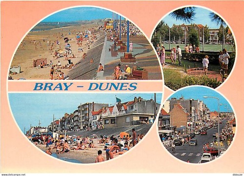 Carte postale bray - carte, 59