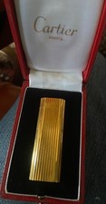 Briquet Cartier en plaqué or