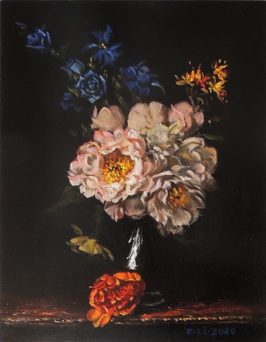 Original huile peinture nature - peinture,