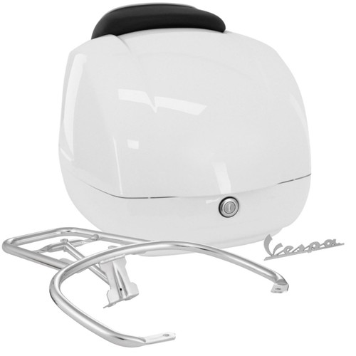 Kit top case arrière - top-case, blanc