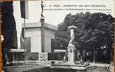 CPA PARIS EXPO ARTS DECO 1925 GOCAR & BENS Archi