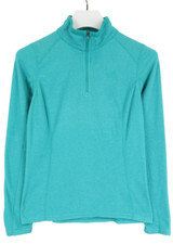 Le Sweatshirt The North Face Femme Petit Bleu Polaire 1/4 Zip Col Montant Logo