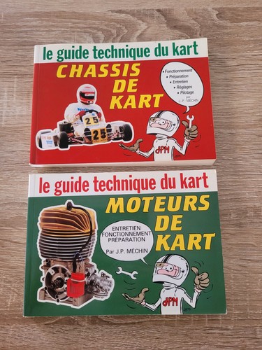 Lot karting vintage - karting, guides