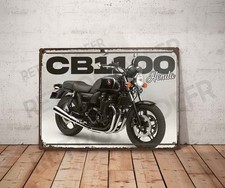 Plaque métal vintage Honda CB
