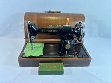 Stunning Antique SINGER SEWING MACHINE Number 201k Electric