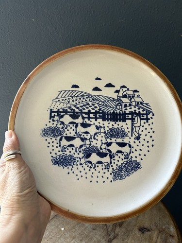 Assiette grès poterie - , la