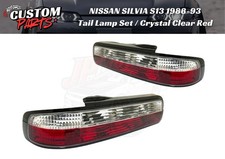 NISSAN SILVIA S13 1988-93 Feu Arrière LH RH Set Cristal Clear Red Lens Type JDM