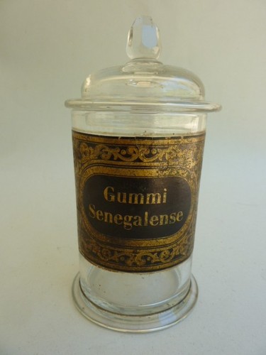 Pot pharmacie verre - pot, en
