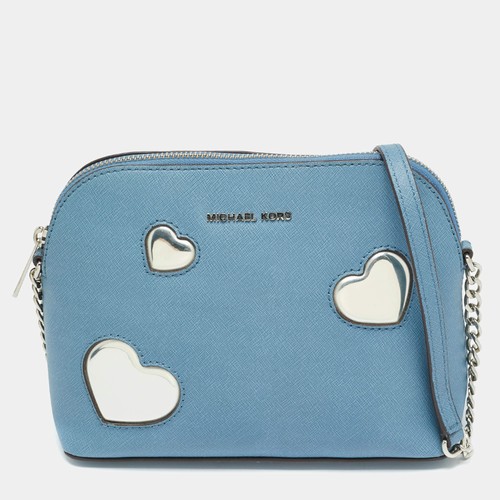 Sac bandoulière cuir bleu - sac,