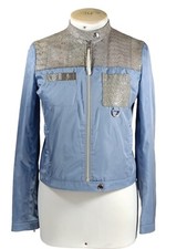 Prada Veste Pour Femme Couleur Bleue, Nylon Taille 44IT Très Bon Etat