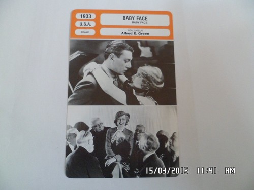 Carte fiche cinema 1933 - 1933, baby