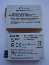 Batterie D'ORIGINE CANON LP-E8 GENUINE AKKU ACCU Battery EOS 600D 550D