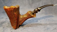 Magnificent Jobey Dansk 1 Blasted Dual Plateau Sitting Tobacco Pipe By Karl Erik
