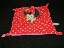 Doudou  Minnie rouge pois rose