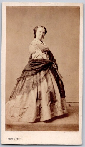 Cdv 1865 scriwaneck - cdv, actrice