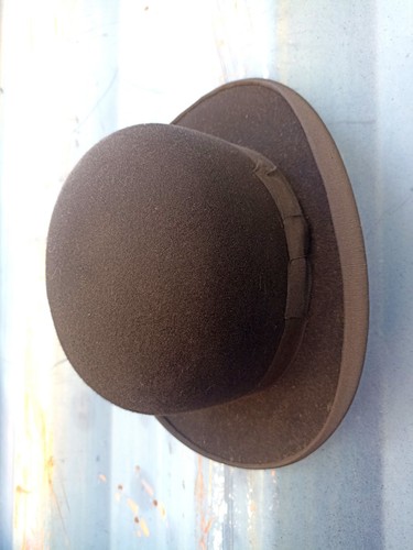 Chapeau melon noir feutre - melon, en