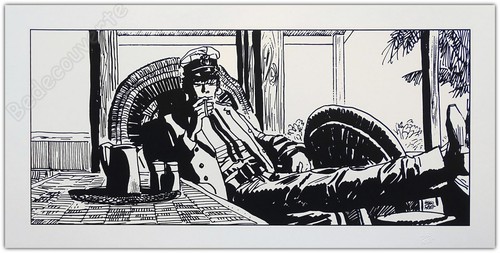 Sérigraphie hugo pratt corto - hugo,