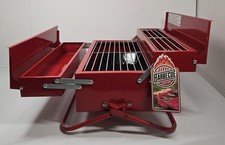 Barbecue Toolbox  Red Portable BBQ BOX NEW (CHARCOAL GRILL )