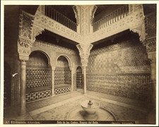 Spain, Granada, l&#039;Alhambra, Royal Bath Bedroom, ca.1880, shot