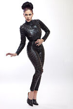 Super Sexy Catsuit En Lycra, Noir