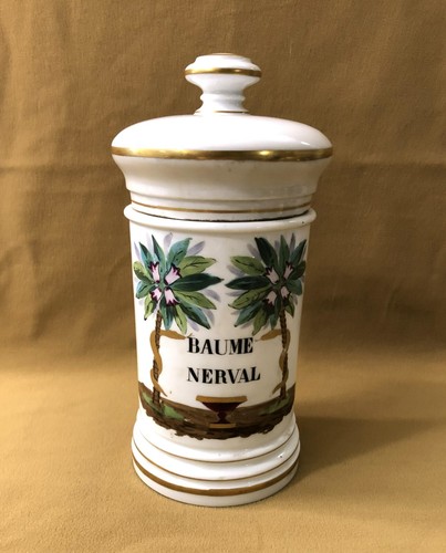 Old pharmacy jar beaume nerval - old,