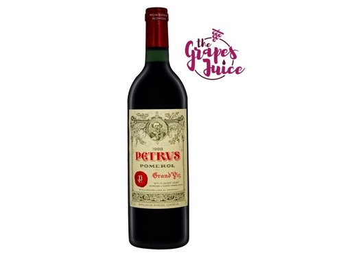 Château petrus 1988 vin rouge - château,