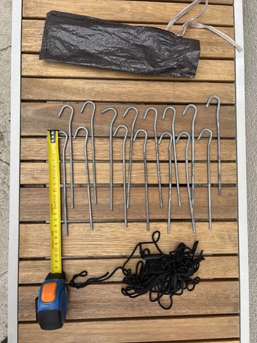 Piquets tente sardine - 15,