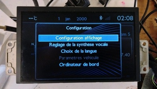 Ecran gps citroen - ecran,