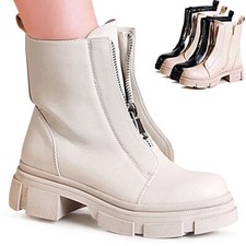 Bottes Biker Femme À Talon