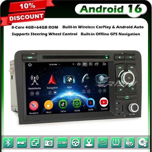 Android core 64go dab bt - 8-core,
