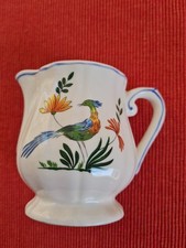 SUPERBE PICHET GIEN OISEAUX DU