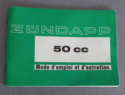 Livre manuel entretien zundapp - livre,