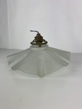 Vintage Tulip with Fixing Claw, Scandinavian Glass Paste Suspension 