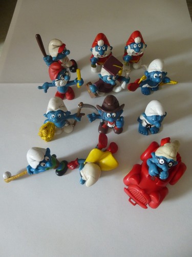 Lot figurines schtroumpf - 12,