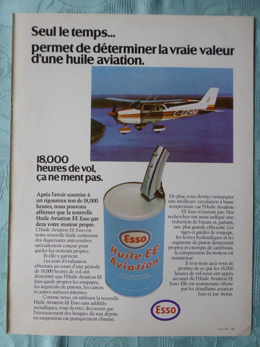 1979 pub esso huile - 6/1979,