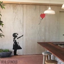 Banksy Ballon Fille Pochoir