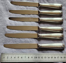 CHRISTOFLE : 6 couteaux à