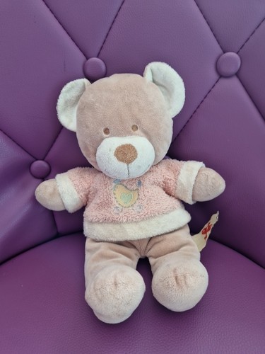 Doudou peluche nicotoy ours - doudou,