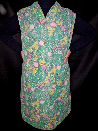 Nylon dederon smock apron - smock,
