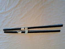NOS VOLVO P1800 DOOR GLASS SCRAPER SEALS -Inner Weatherstripping p/n 665633-4