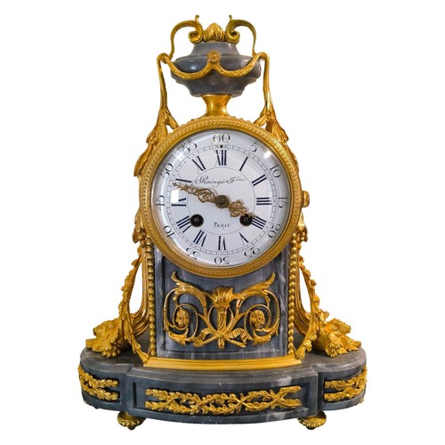 Pendule borne style louis - pendule,