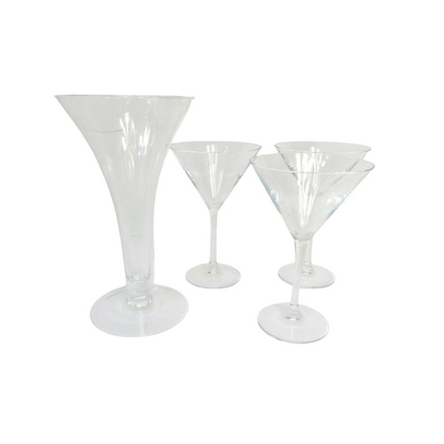Lot grands verres cocktail - grands,