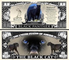 PANTHERE NOIRE BILLET MILLION