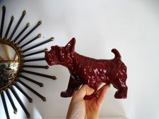 Chien fox terrier céramique