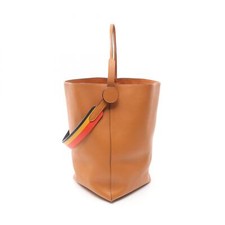 HERMES Licol 19 2way Shoulder Bag Evercolor leather Brown Toffee Used Women D