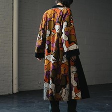 Vintage Molato African Women Duster Coat Overcoat