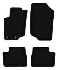 Tapis de sol en velours noir pour Peugeot 207 année 2006-2012 set 4 pièces